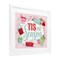 Stupell Industries Pastel Pink Tis The Season Framed Print Under Glass, design by Nicole Tamarin